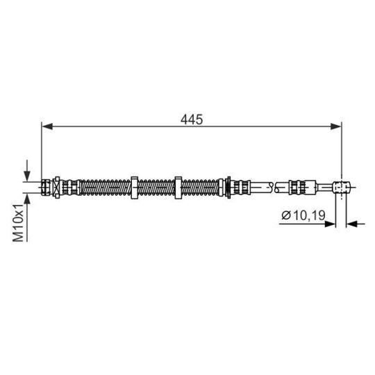 1 987 476 354 - Brake Hose 