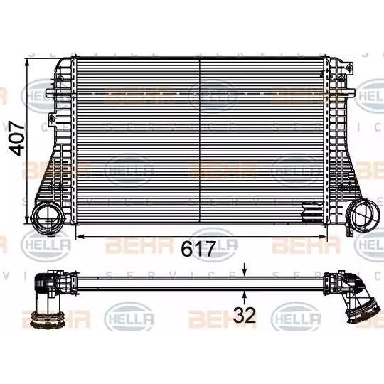 8ML 376 746-201 - Kompressoriõhu radiaator 