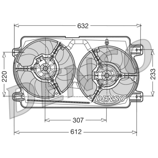 DER01018 - Tuuletin, moottorin jäähdytys 
