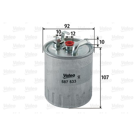 587533 - Fuel filter 