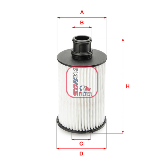 S 5073 PE - Oil filter 