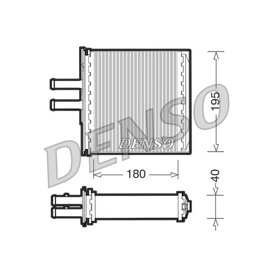 DRR09061 - Heat Exchanger, interior heating 