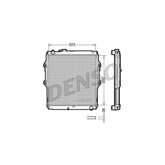 DRM50037 - Radiator, engine cooling 