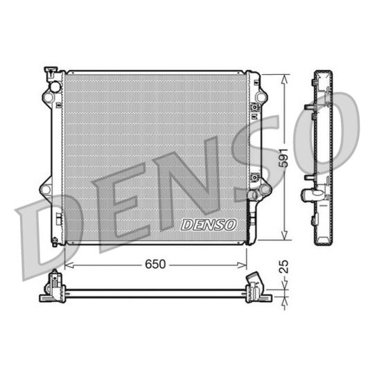 DRM50046 - Radiator, engine cooling 