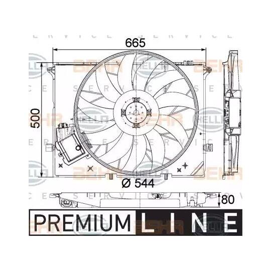 8EW 351 040-091 - Fan, radiator 