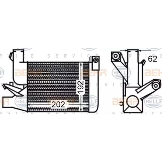 8ML 376 776-141 - Intercooler, charger 