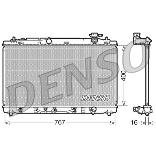 DRM50030 - Kylare, motorkylning 