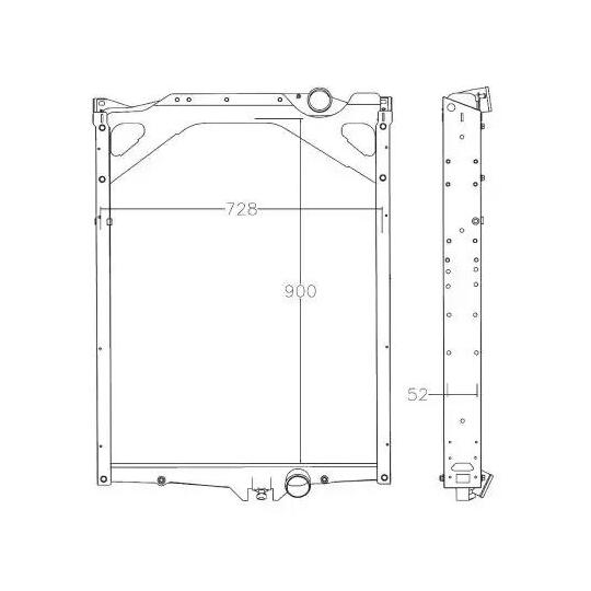 58286 - Radiaator, mootorijahutus 