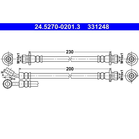 24.5270-0201.3 - Brake Hose 