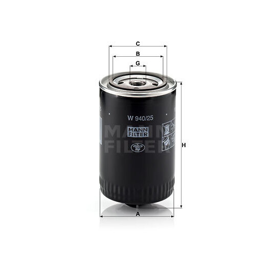W 940/25 - Oil filter 