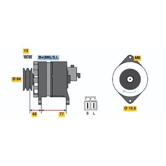 0 986 038 501 - Generator 