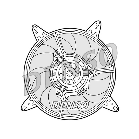 DER09290 - Fan, radiator 