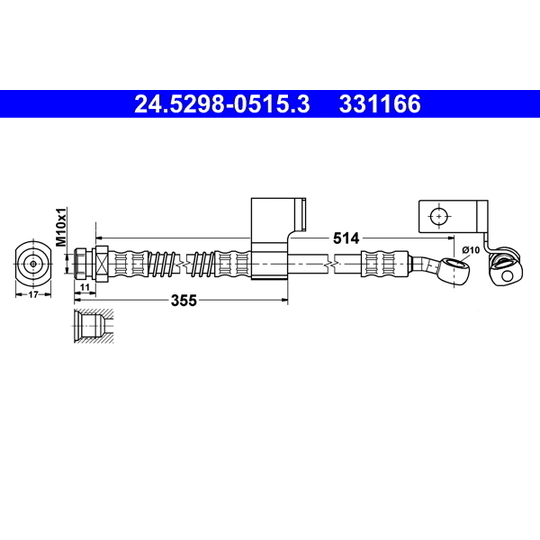 24.5298-0515.3 - Bromsslang 