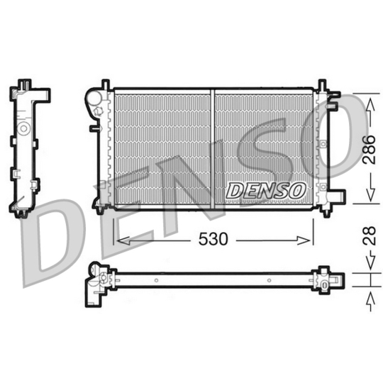 DRM21003 - Radiator, engine cooling 