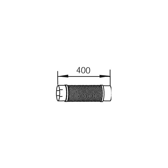 48259 - Corrugated Pipe, exhaust system 