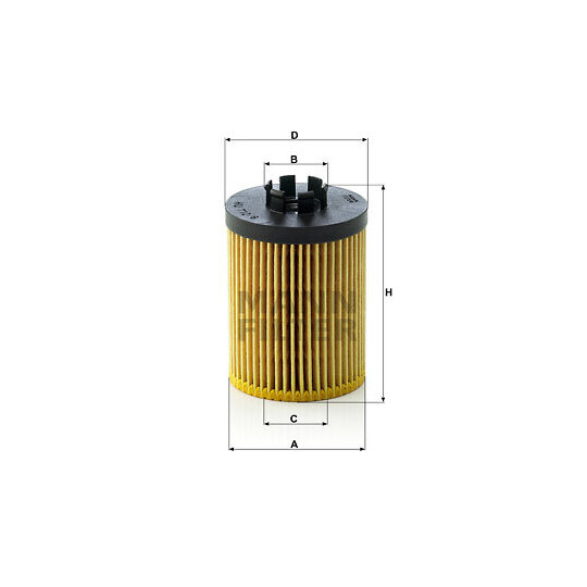 HU 712/8 x - Oil filter 