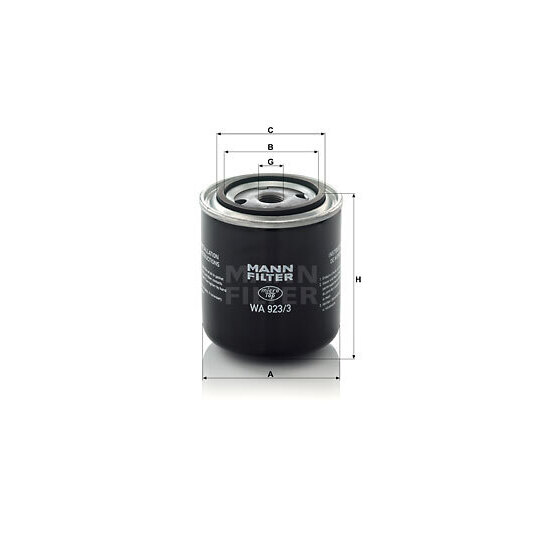WA 923/3 - Coolant filter 