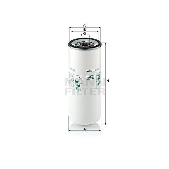 WDK 11 102/9 - Fuel filter 