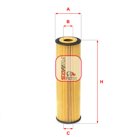 S 5155 PE - Oil filter 