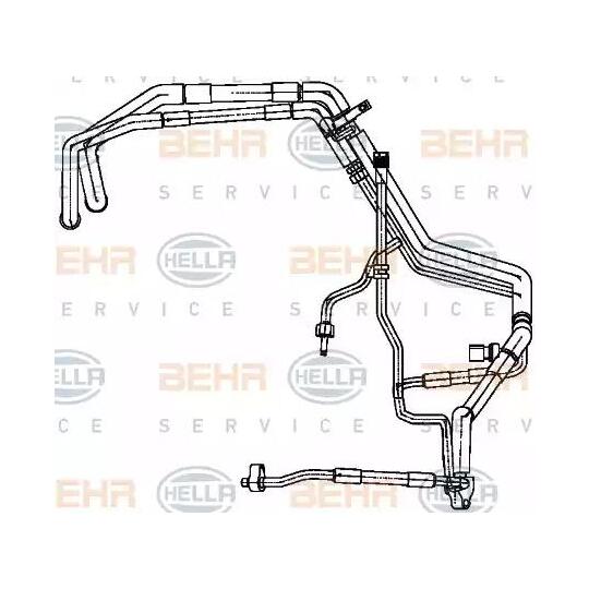 9GS 351 338-731 - High-/Low Pressure Line, air conditioning 