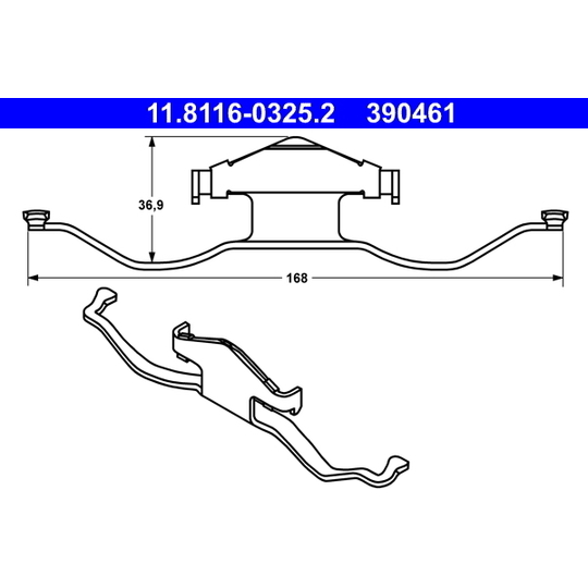 11.8116-0325.2 - Jousi, jarrusatula 