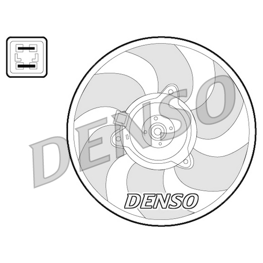 DER07008 - Fan, radiator 