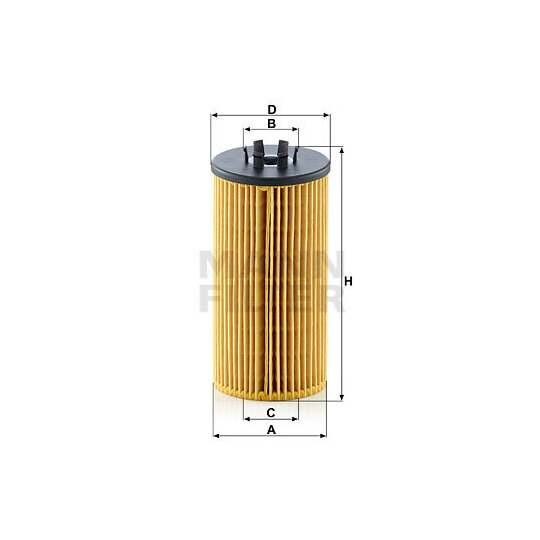 HU 835/1 z - Oil filter 
