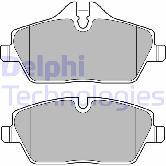 LP2718 - Brake Pad Set, disc brake 