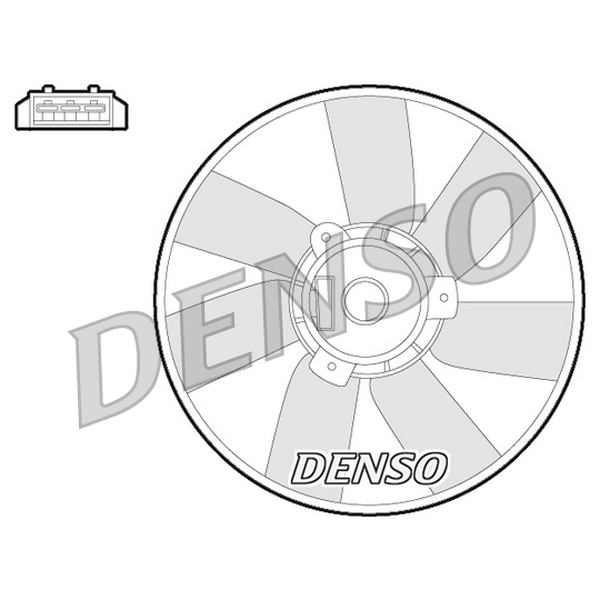 DER32013 - Fan, radiator 