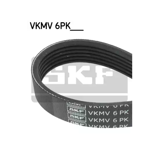 VKMV 6PK1649 - Flerspårsrem 