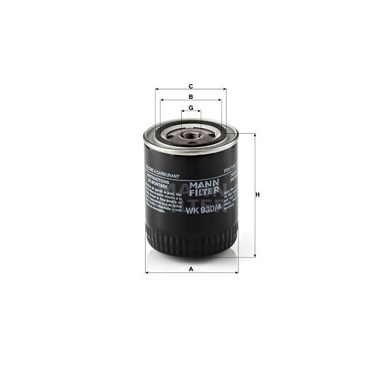 WK 930/4 - Fuel filter 