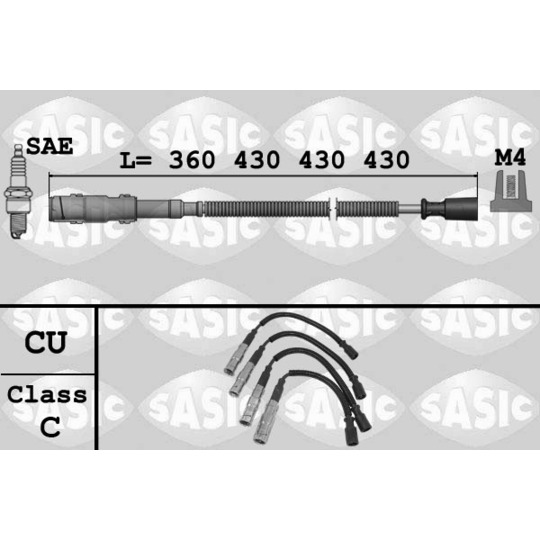 9286033 - Ignition Cable Kit 