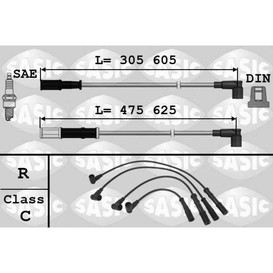 9286014 - Ignition Cable Kit 