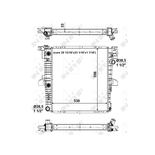 56034 - Radiator, engine cooling 