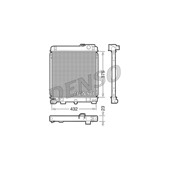 DRM05030 - Radiator, engine cooling 