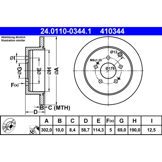 24.0110-0344.1 - Brake Disc 