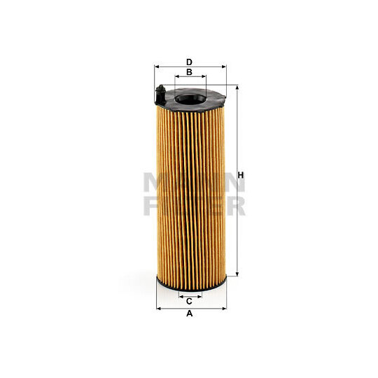 HU 8001 x - Oil filter 