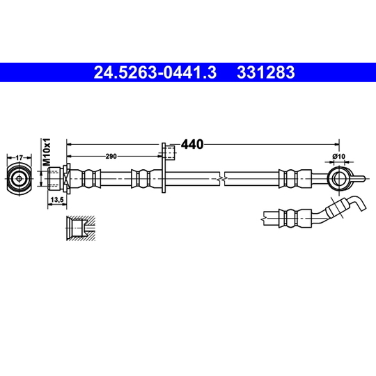 24.5263-0441.3 - Bromsslang 