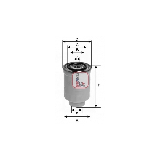 S 4398 NR - Fuel filter 