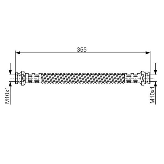 1 987 481 253 - Brake Hose 