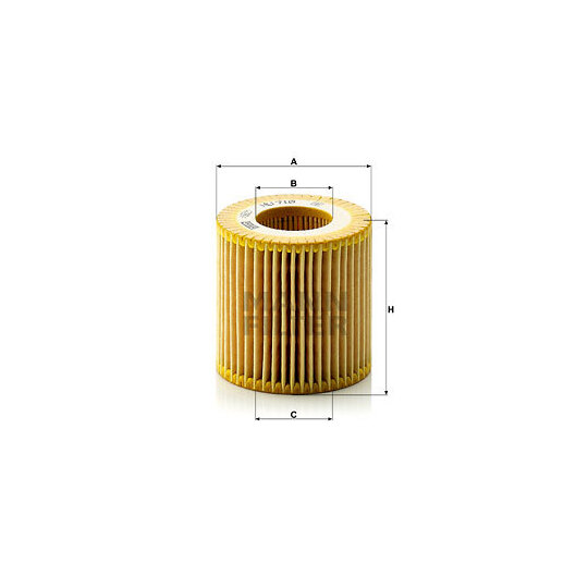 HU 710 x - Oil filter 