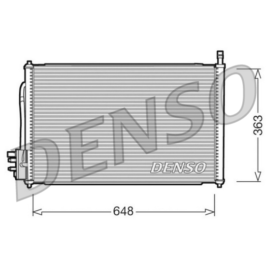 DCN10006 - Condenser, air conditioning 