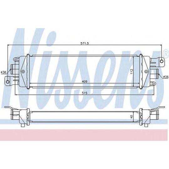 96600 - Intercooler, charger 