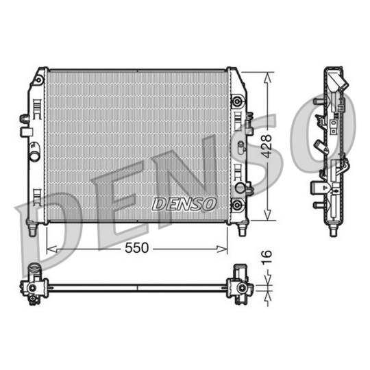 DRM44009 - Kylare, motorkylning 