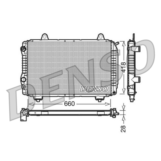 DRM09071 - Radiator, engine cooling 