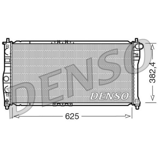 DRM08002 - Radiator, engine cooling 