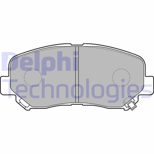 LP2481 - Brake Pad Set, disc brake 