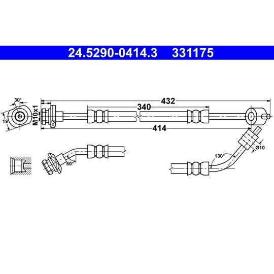 24.5290-0414.3 - Bromsslang 