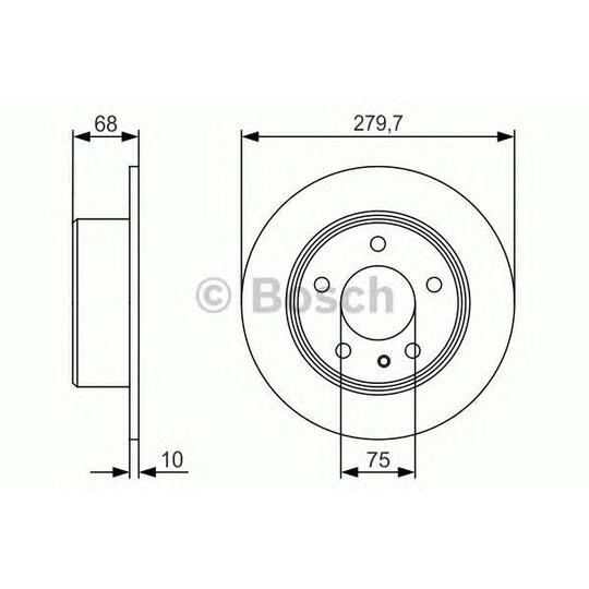 0 986 479 R01 - Bromsskiva 