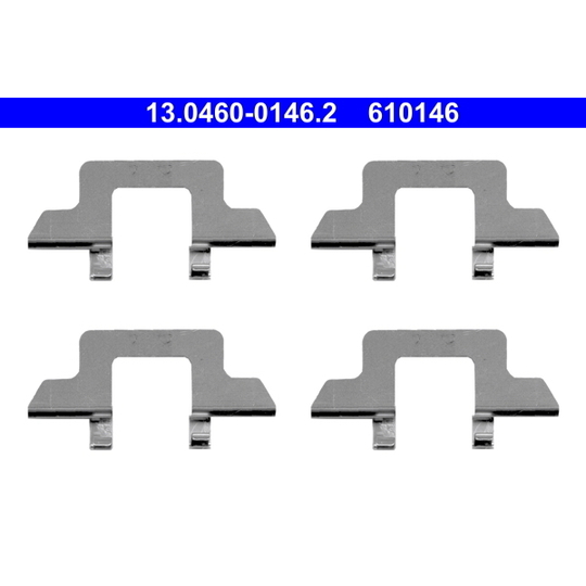 13.0460-0146.2 - Accessory Kit, disc brake pad 